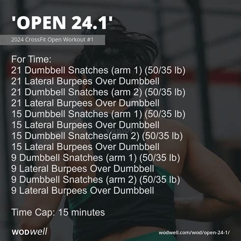 2024 Open Workout 24.1 Men Foundations .